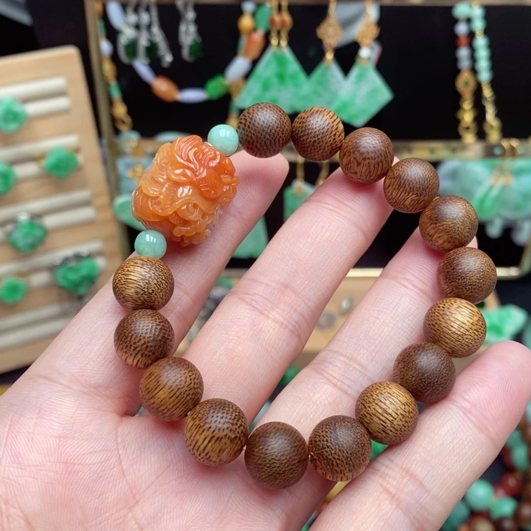 未镶嵌手链翡翠丽**川翡翠手串