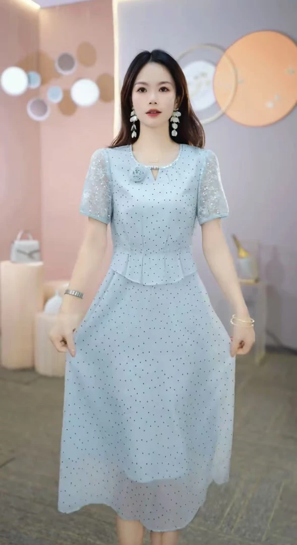 【铭悦定制】KK928 # 新款 2025 夏季 收腰 显瘦 修身 连衣裙