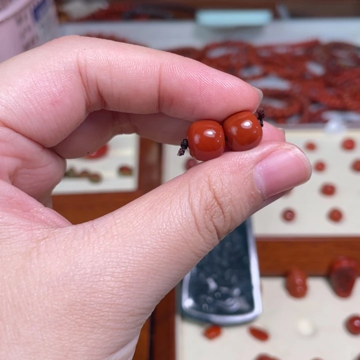 南红玛瑙未镶嵌颈饰42