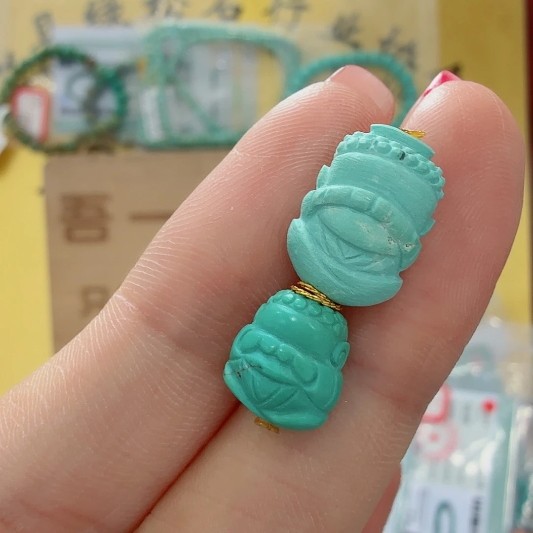 未镶嵌绿松石珠宝奇石