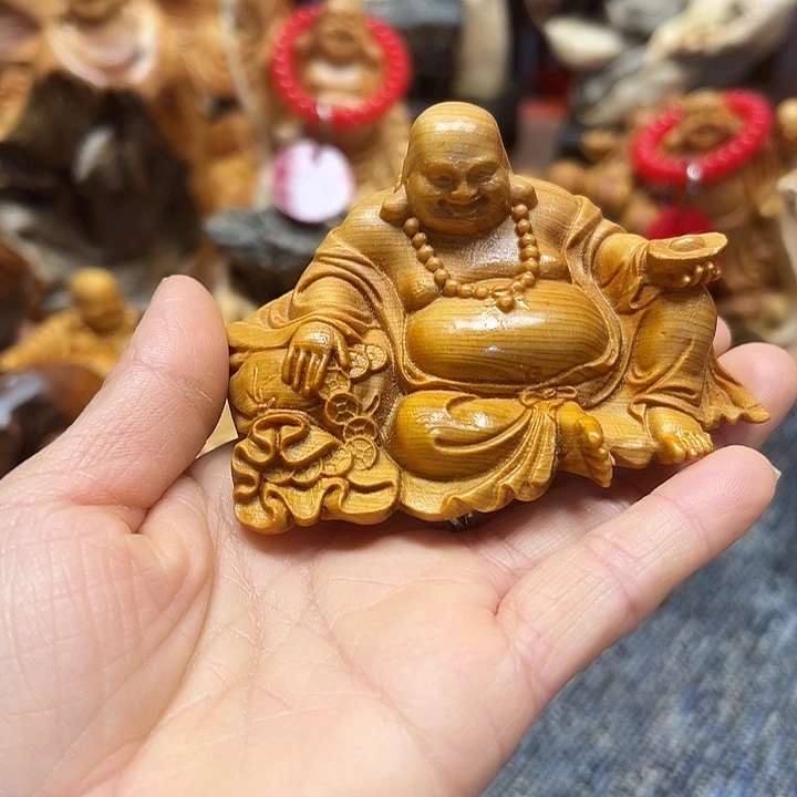 柏木太行崖柏手把摆件