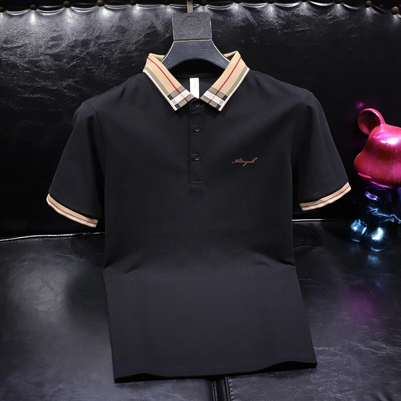 Mandsibil曼德西比利2025夏新款短袖t恤男休闲POLO衫修身半袖时尚