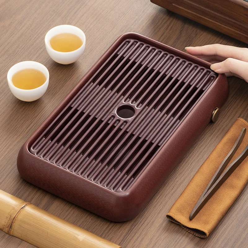 2025新款小型电木茶盘家用办公室功夫茶具茶台储水排水沥水茶托盘