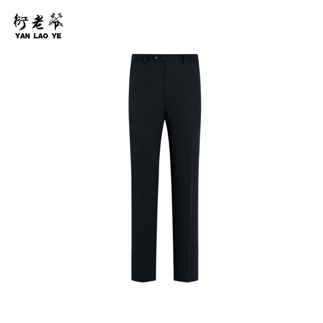 【冬季加厚精纺羊绒羊毛530克】商务休闲直筒重磅西裤一条过冬裤子