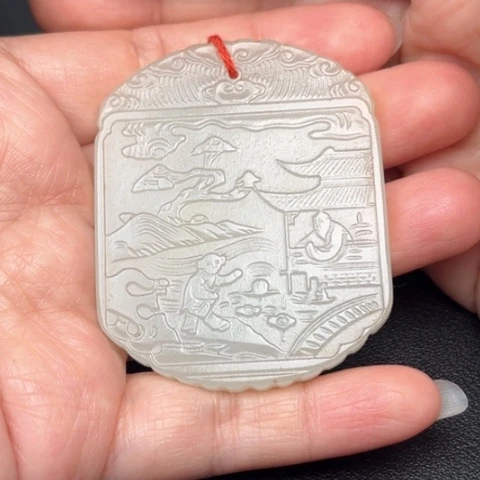 和田玉挂件未镶嵌求**登