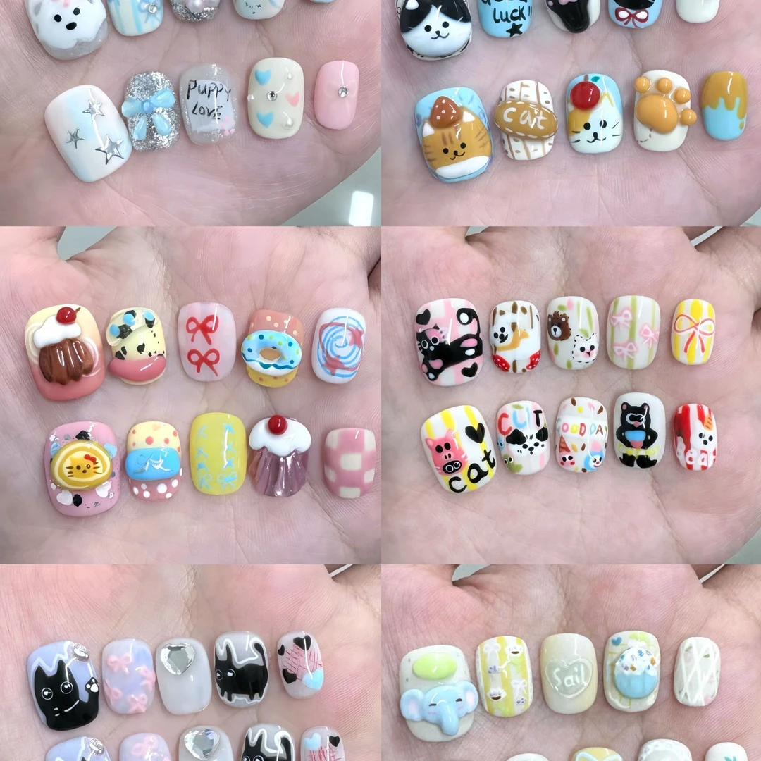 纯手工穿戴甲过款链接两单飞（no退no换）