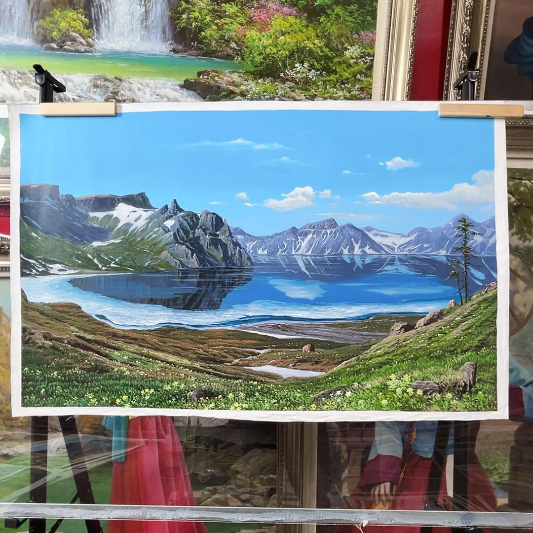 大***0油画朝鲜艺术家90/57