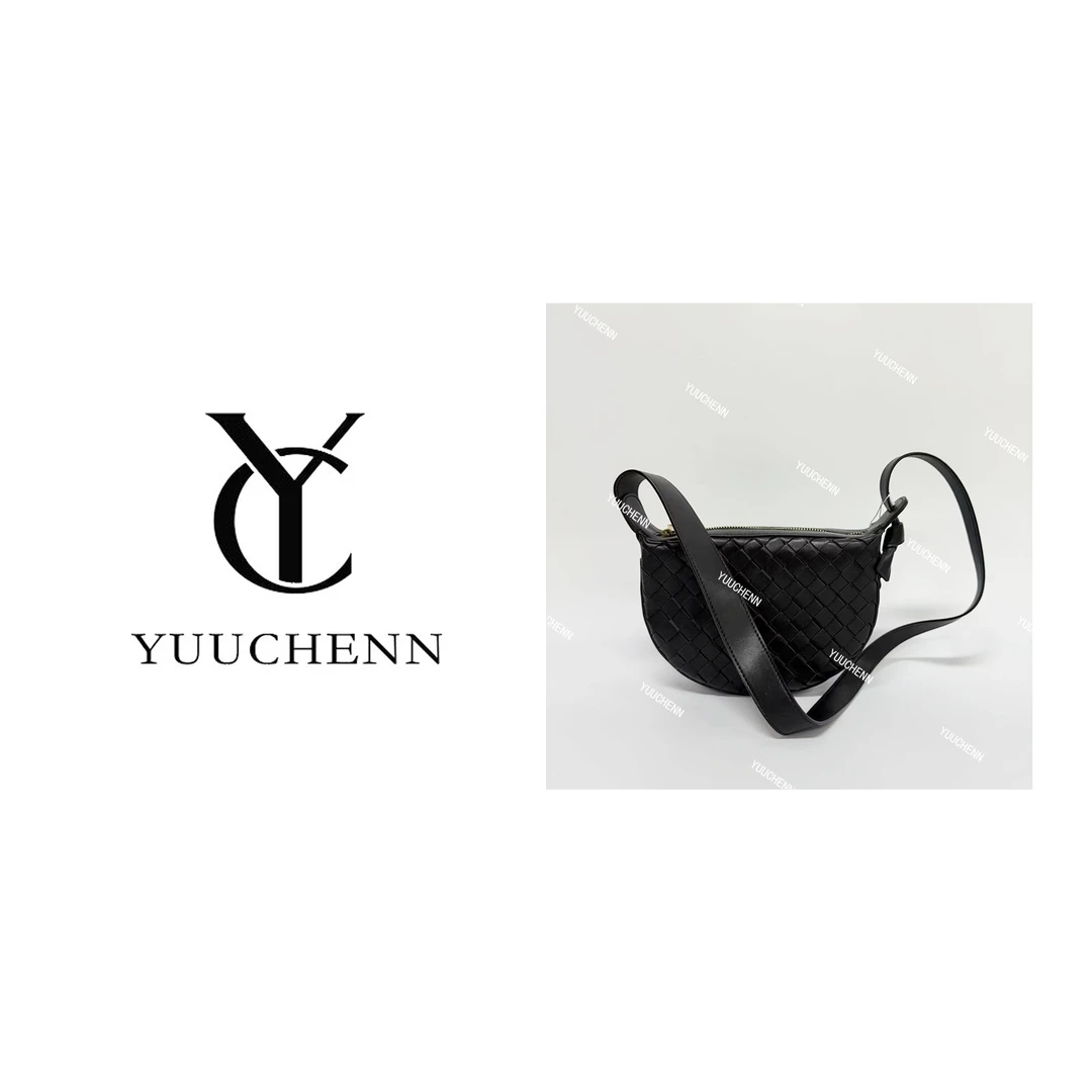 YUUCHENN/【月牙腋下包】进口羊皮23cm 黑色 HH5886
