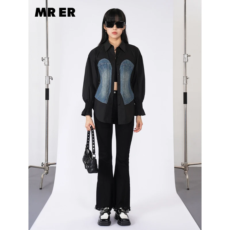 【小余专属】高腰显瘦微喇牛仔裤R4C73611