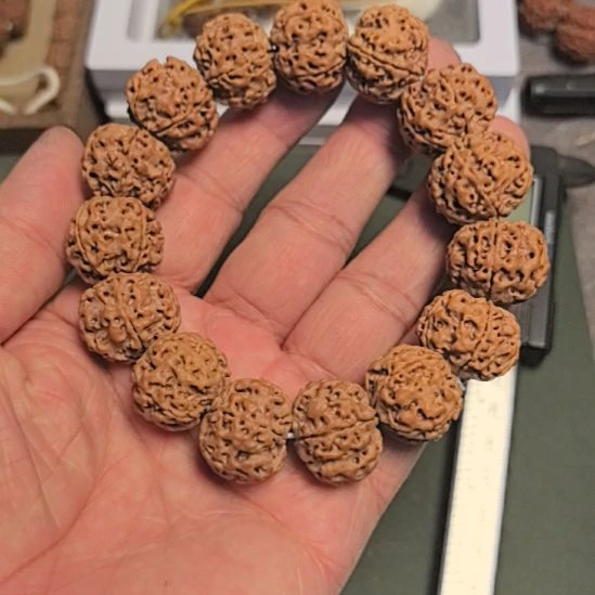 手串金刚菩提五星蜂王大金刚手串，20左右，拍一发二