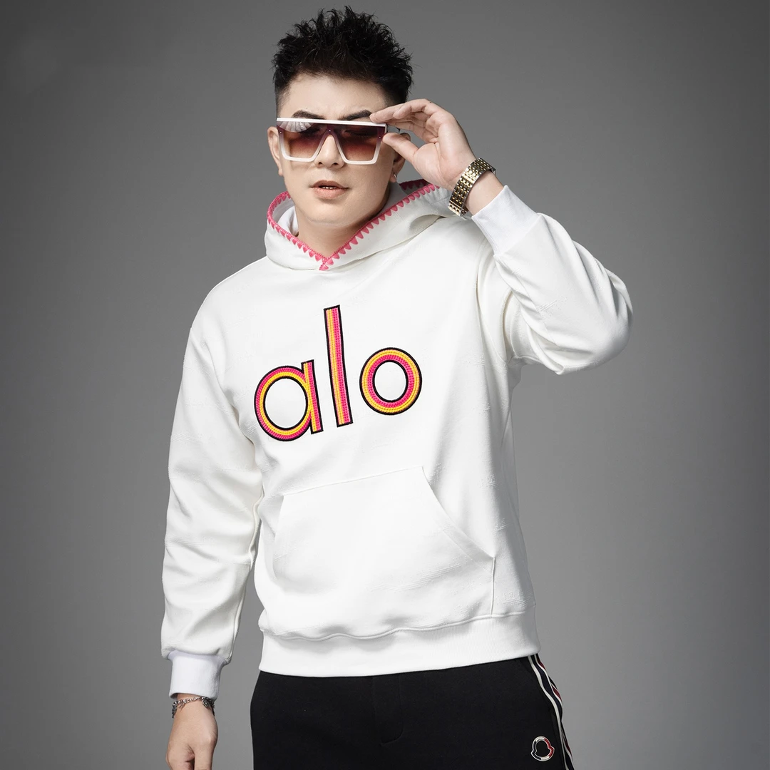 美式潮流连帽卫衣男士2025新款秋季潮牌字母宽松套头长袖外套男装