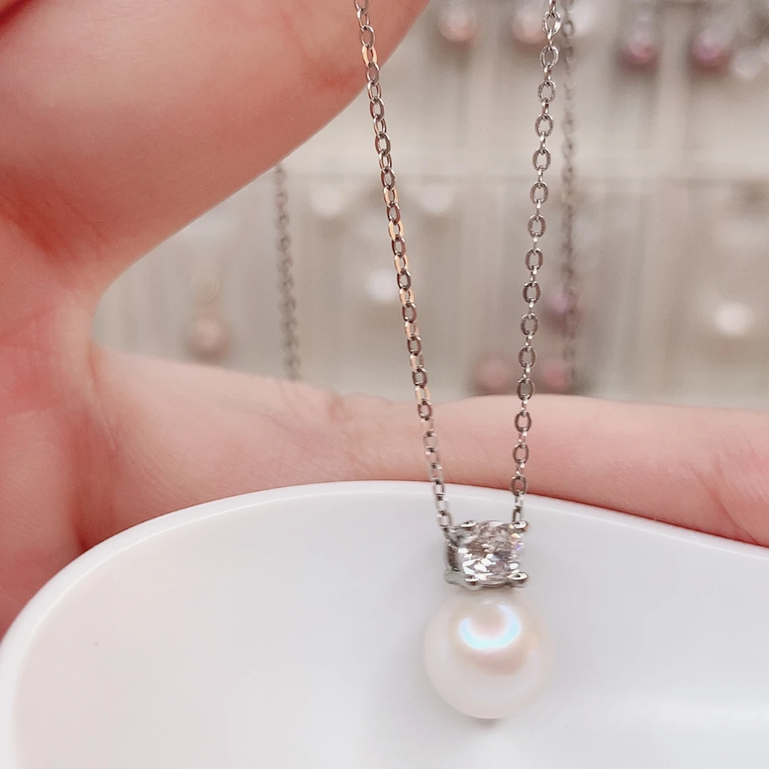 淡水珍珠合金吊坠(赠链)