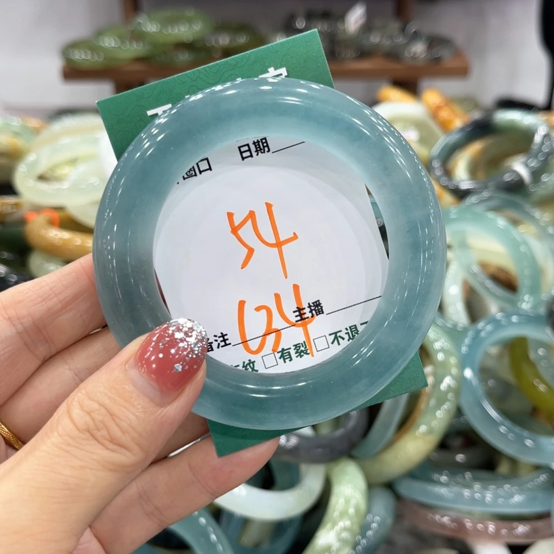 未镶嵌蛇纹石玉手镯手镯