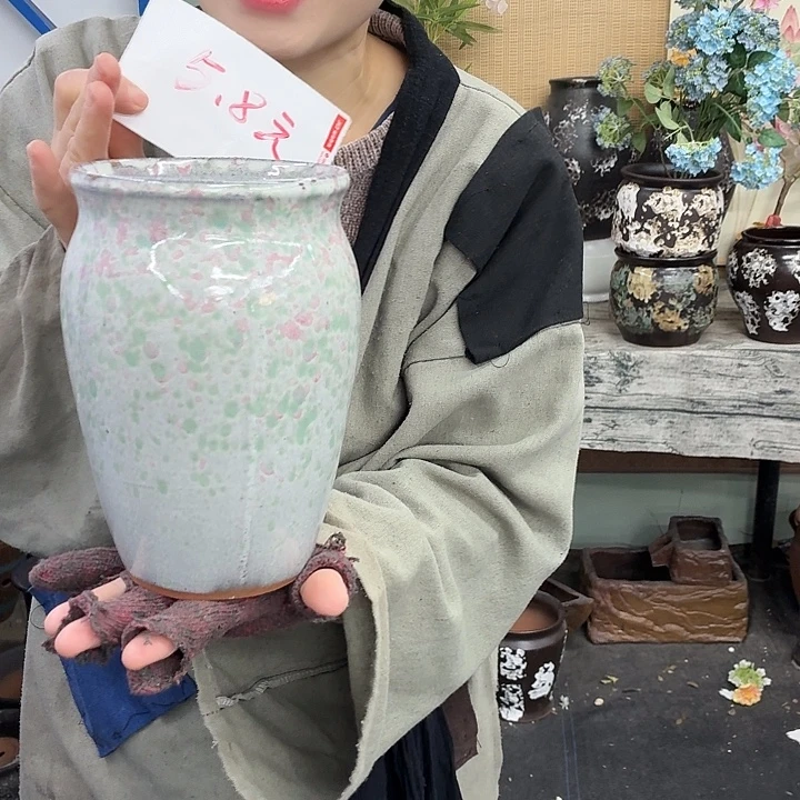 14×20 -粗陶花盆有孔-买买买