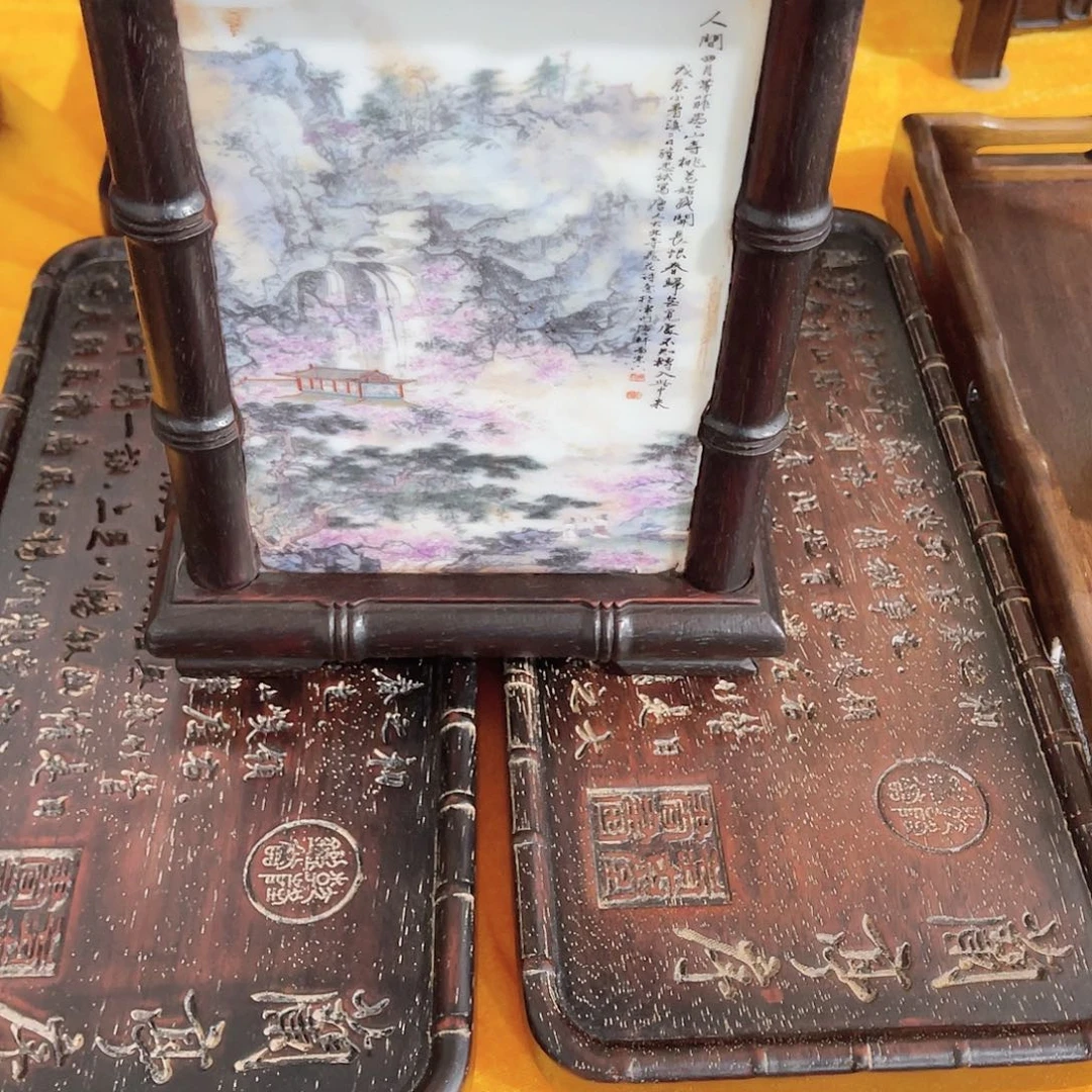木（非红木类）紫檀大笔筒