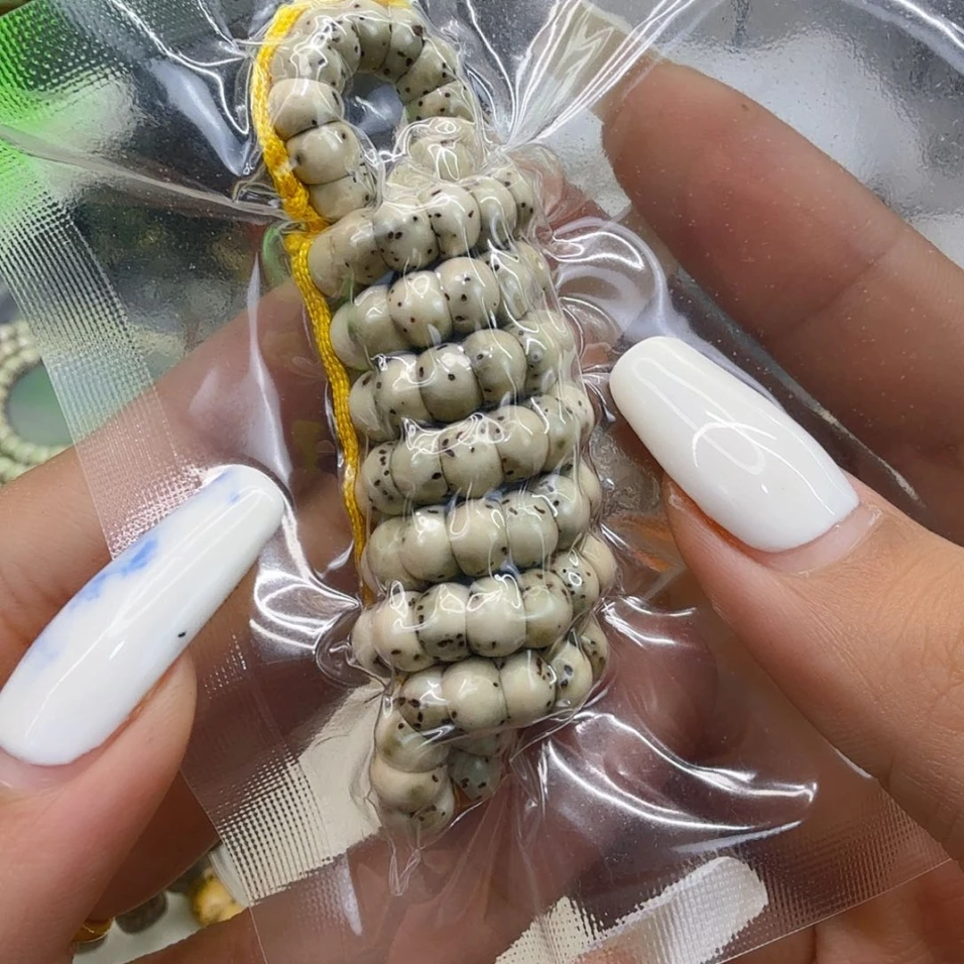 星月菩提手串66殿堂半臂大留白星月菩提猪大肠0.6