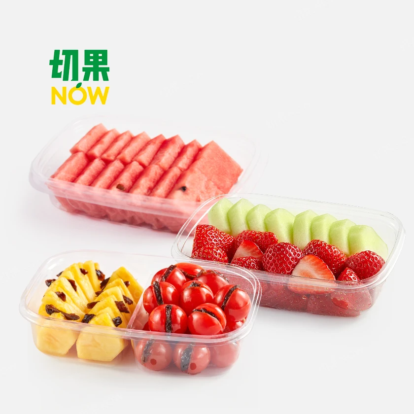 果切【好甜莓】草莓+甜瓜.220g+【天作之合】凤梨乌梅+乌梅小番茄.350g+【单切】西瓜.250g