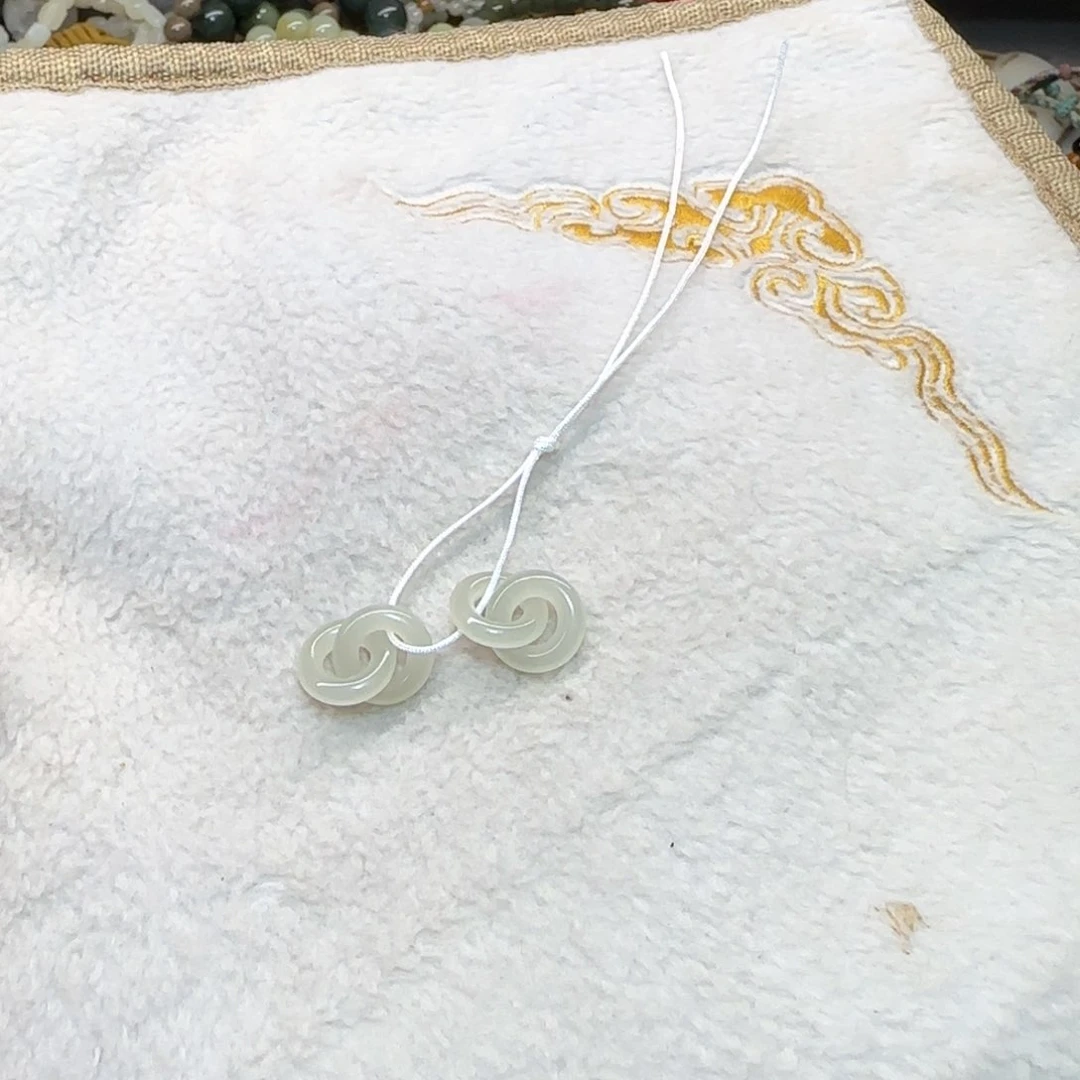 和田玉耳饰未镶嵌～**～