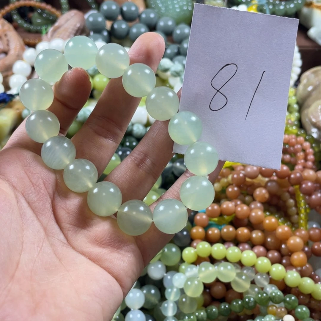 未镶嵌蛇纹石玉手串