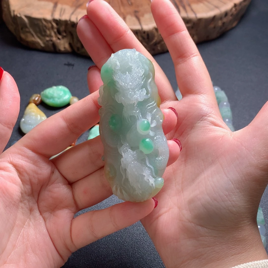 定制翡翠未镶嵌爷*翡翠