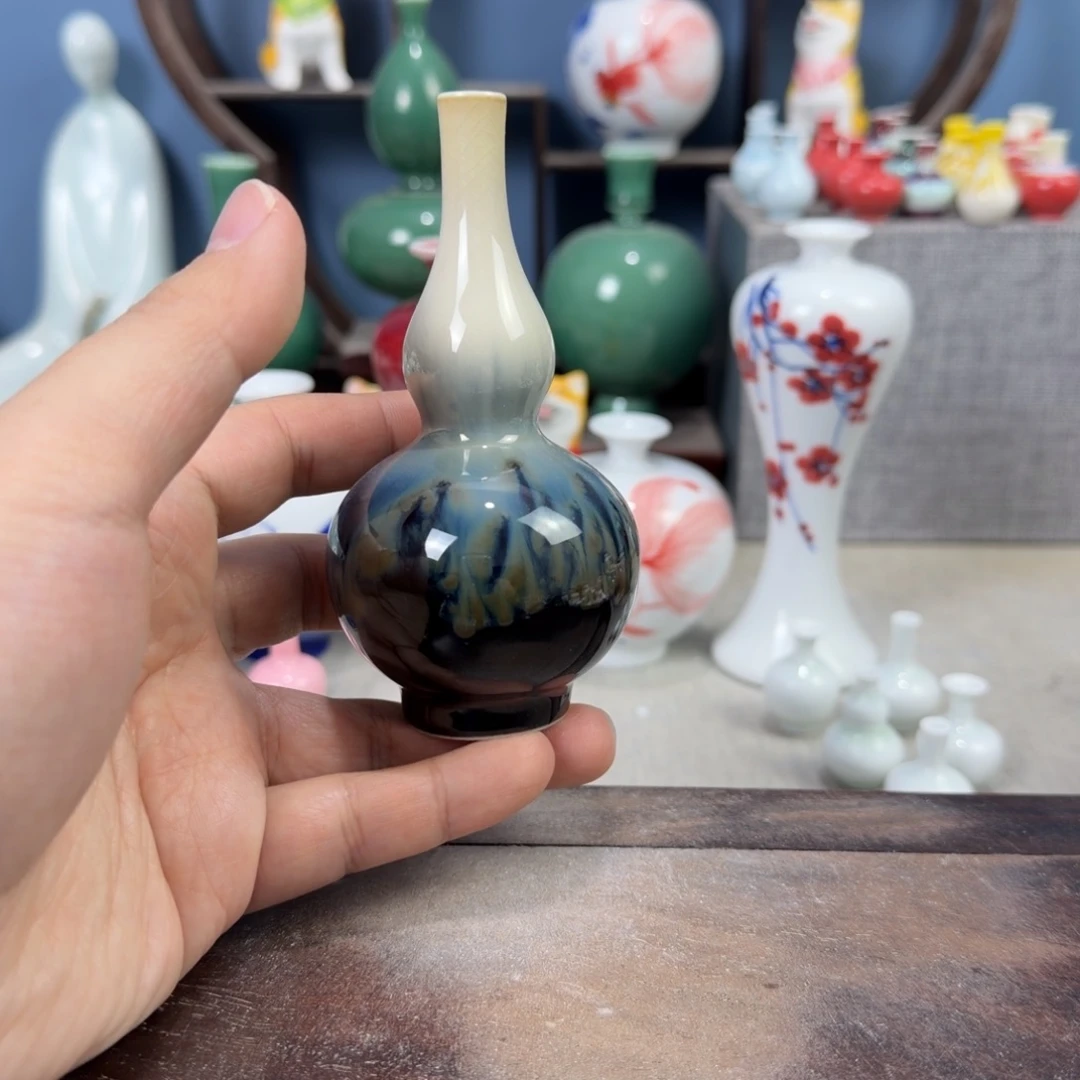 陶瓷手工小花器摆件
