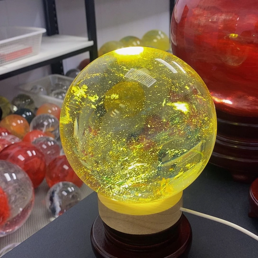 七***候石材13公分黄色摆件