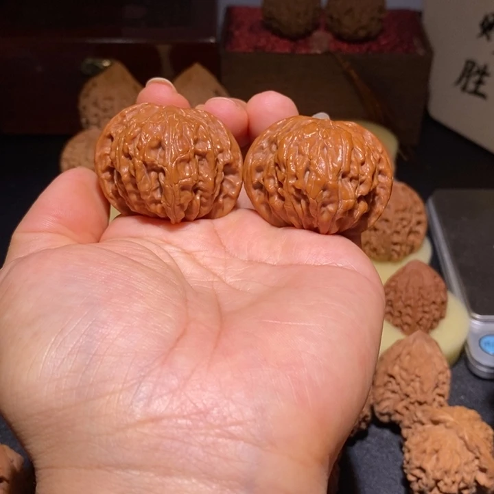 文玩核桃吊坠磨盘42