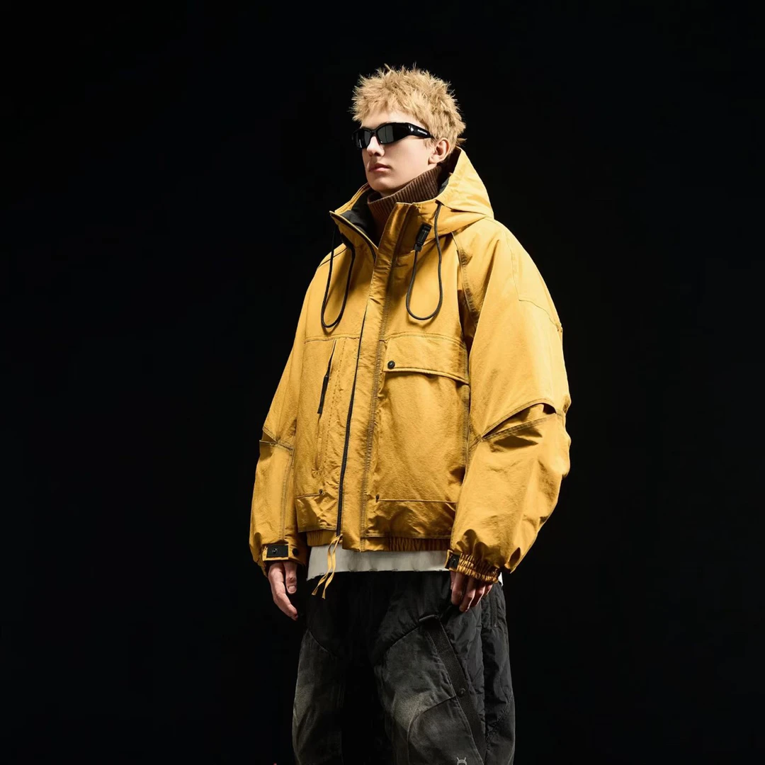 易麦原创正品连帽白鸭绒羽绒城市休闲户外男女同款抗寒外套253223