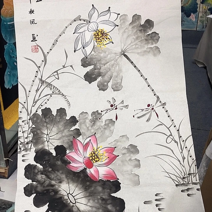 国画国画作品手绘