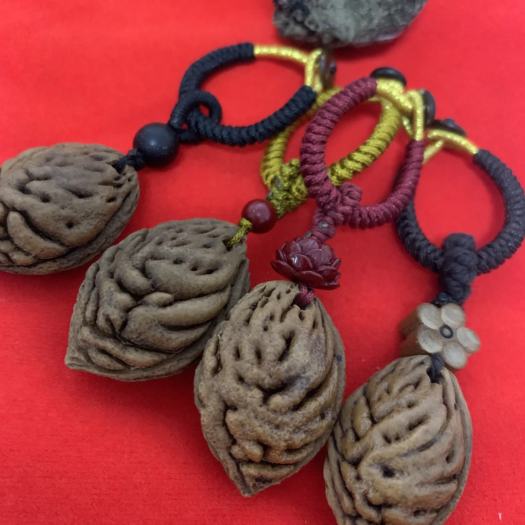 非金属木质吊坠 桃枭手机吊坠钥匙扣正月采摘野生毛桃东南枝挂件