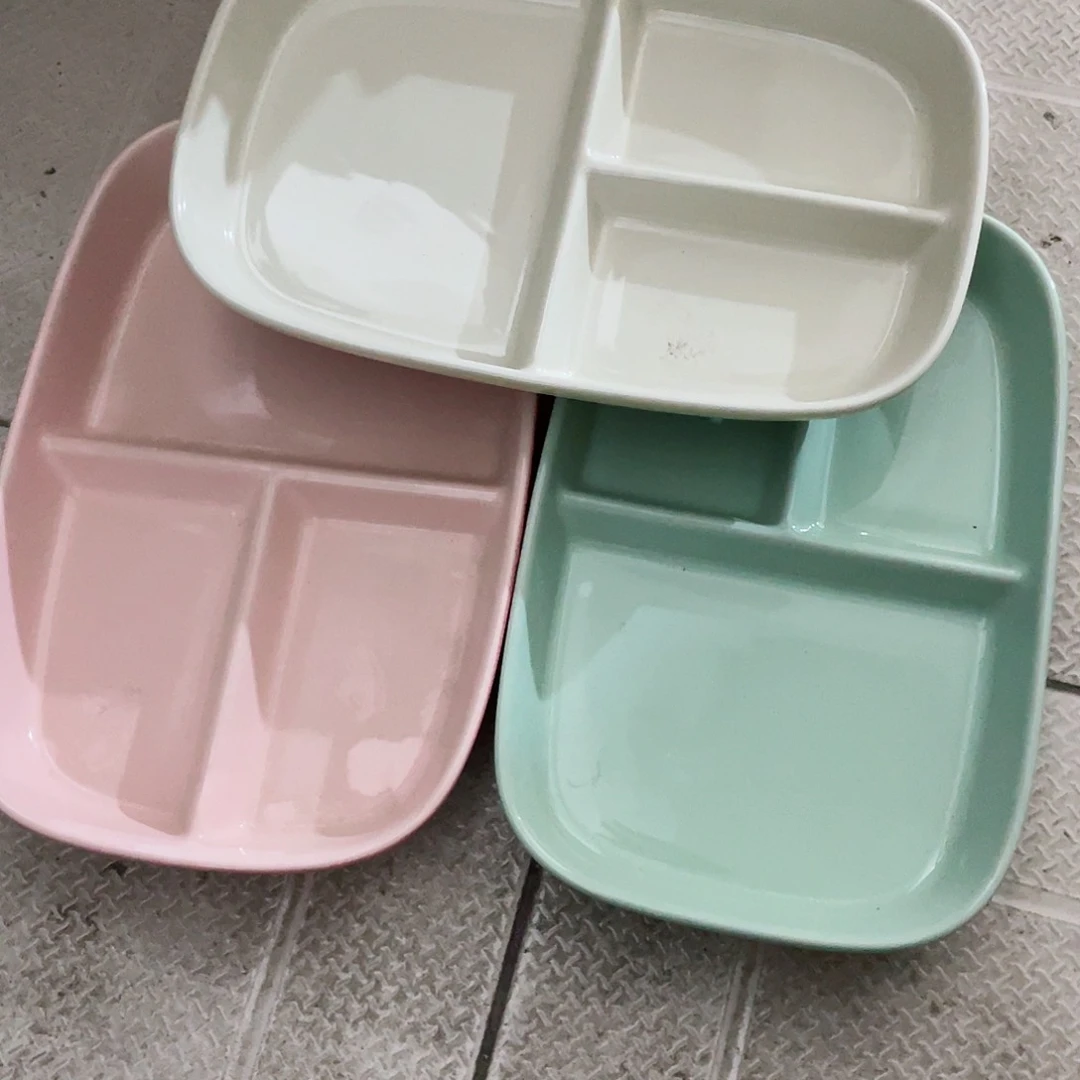 陶微瑕陶瓷餐具家用 两个瑕疵
