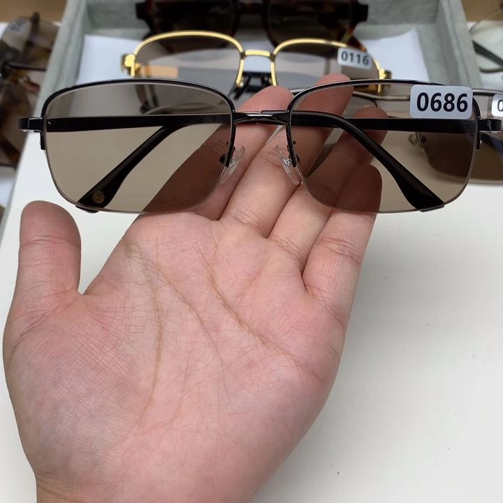 一体式半框茶水晶0686