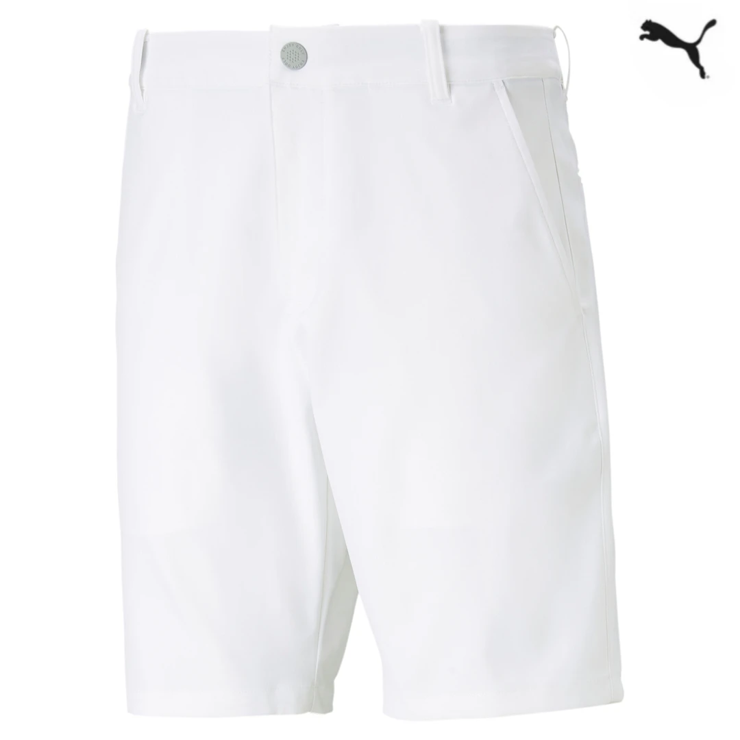 PUMA/彪马男士 高尔夫舒适速干透气白色短裤 627817