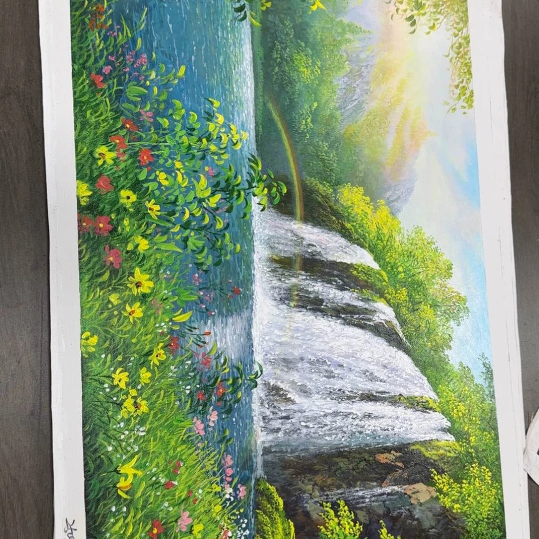 油画你在我心里是个