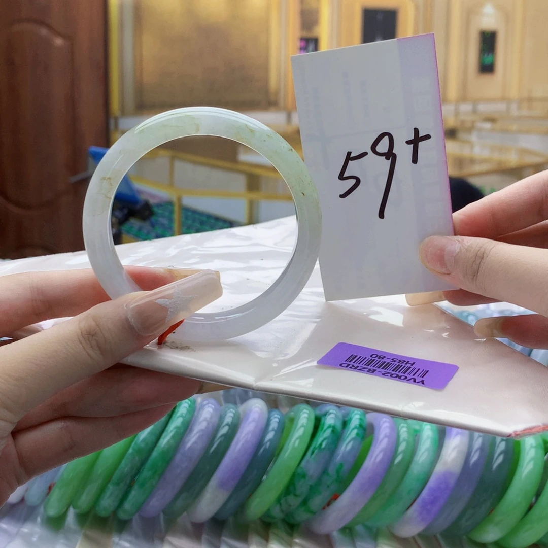 翡翠未镶嵌手镯mn