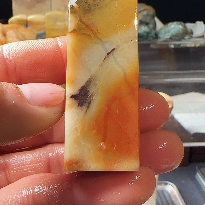 仁***寿昌化石印石昌化白玉石印章