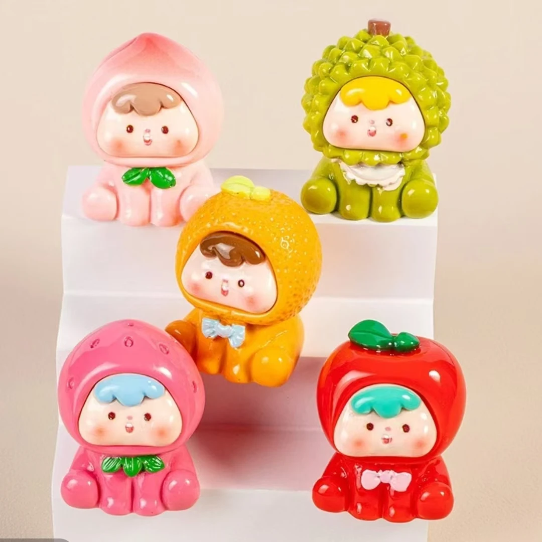 水果崽崽高透 夜光 实色 树脂diy摆件