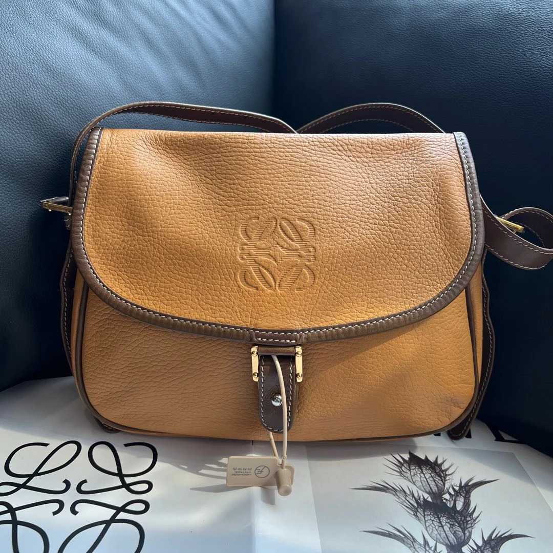 95新 LOEWE/罗意威 翻盖马鞍包/2127