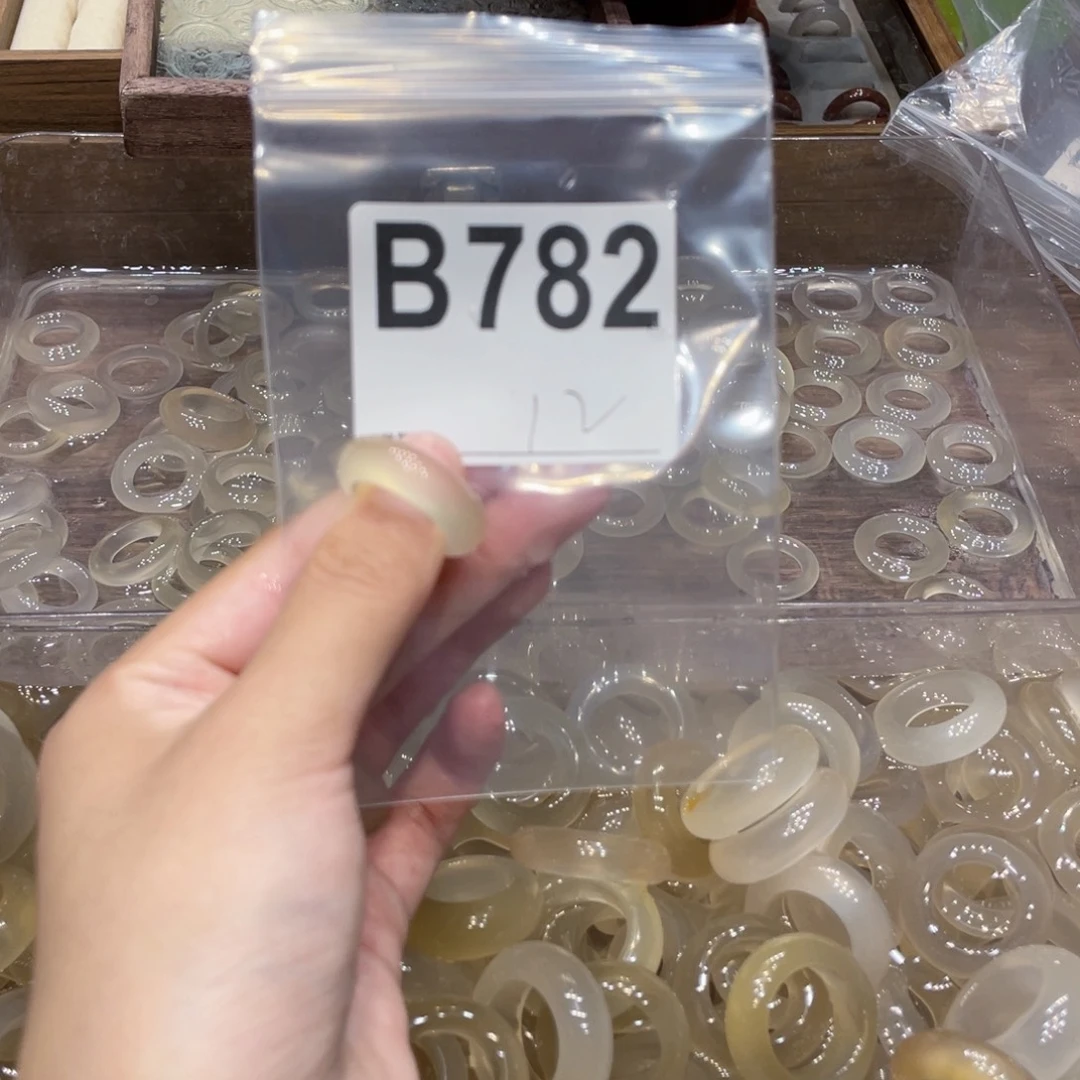 玛瑙/玉髓未镶嵌戒指782