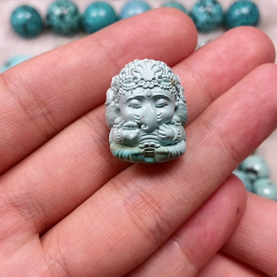 绿松石未镶嵌珠宝半成品