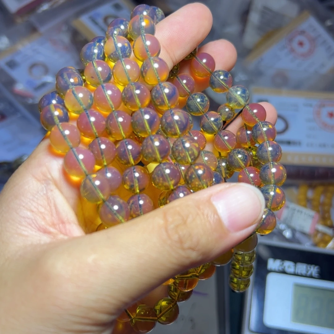 琥珀未镶嵌珠宝奇石719