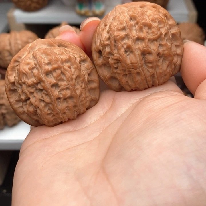 文玩核桃把件40全品血麒麟