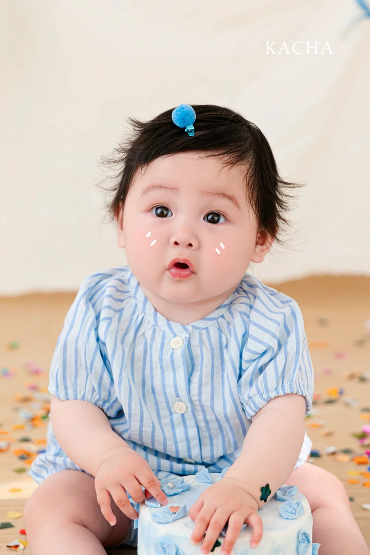 布艺天蓝主题宝宝百天周岁摄影服装道具宝宝百天周岁照影楼摄影