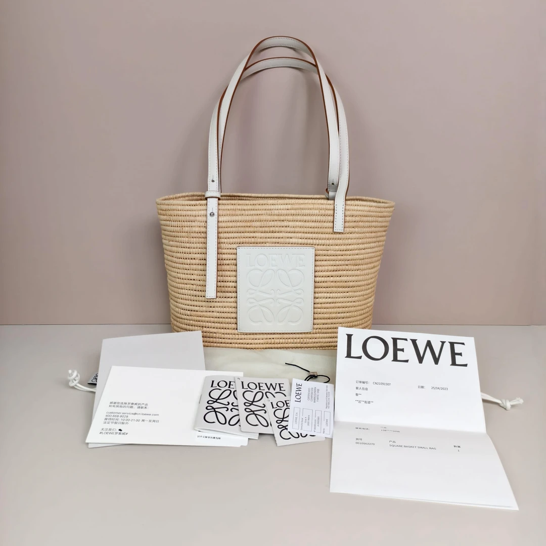 LOEWE/罗意威 单肩包 草编挺特 3q6486/2509