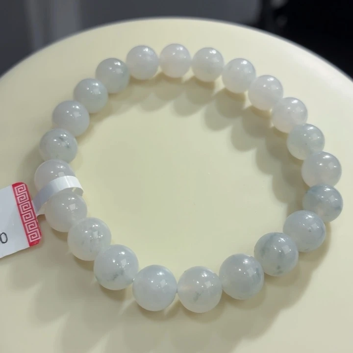 未镶嵌手链翡翠冰胶蓝飘卡8.4