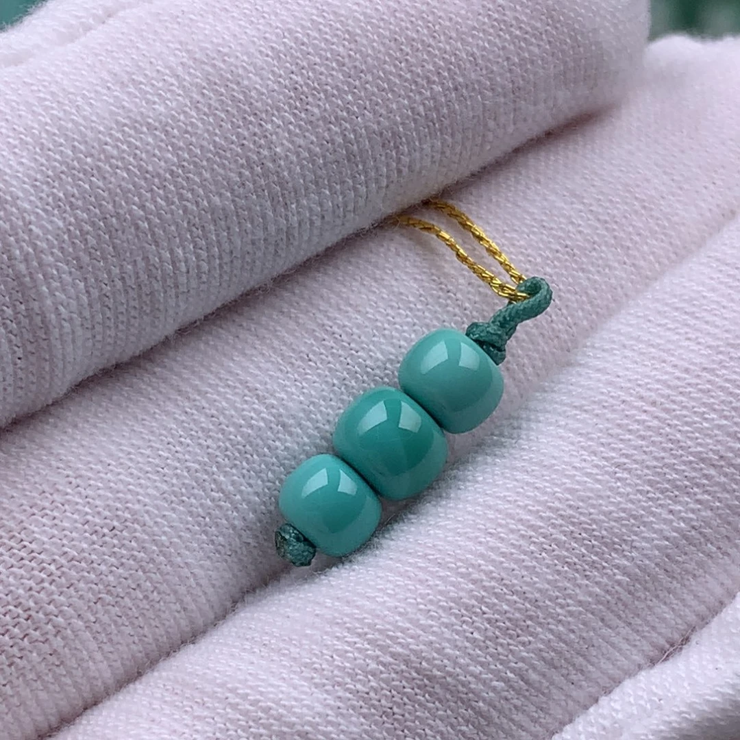 绿松石未镶嵌珠宝奇石顶5.9 腰5.2