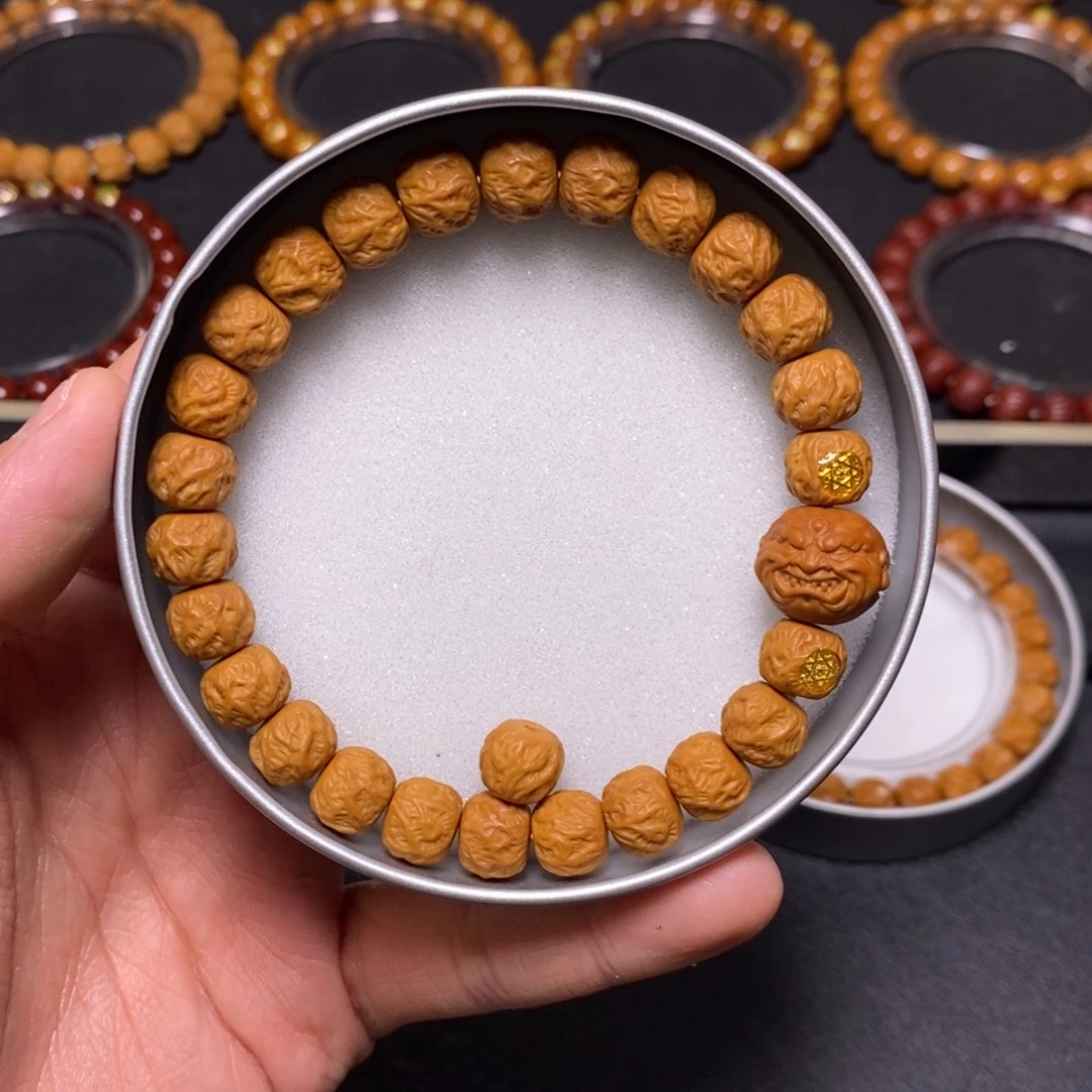 手串猴头核桃全品双标獠牙恶僧观山无相 尺寸10左右 单号128