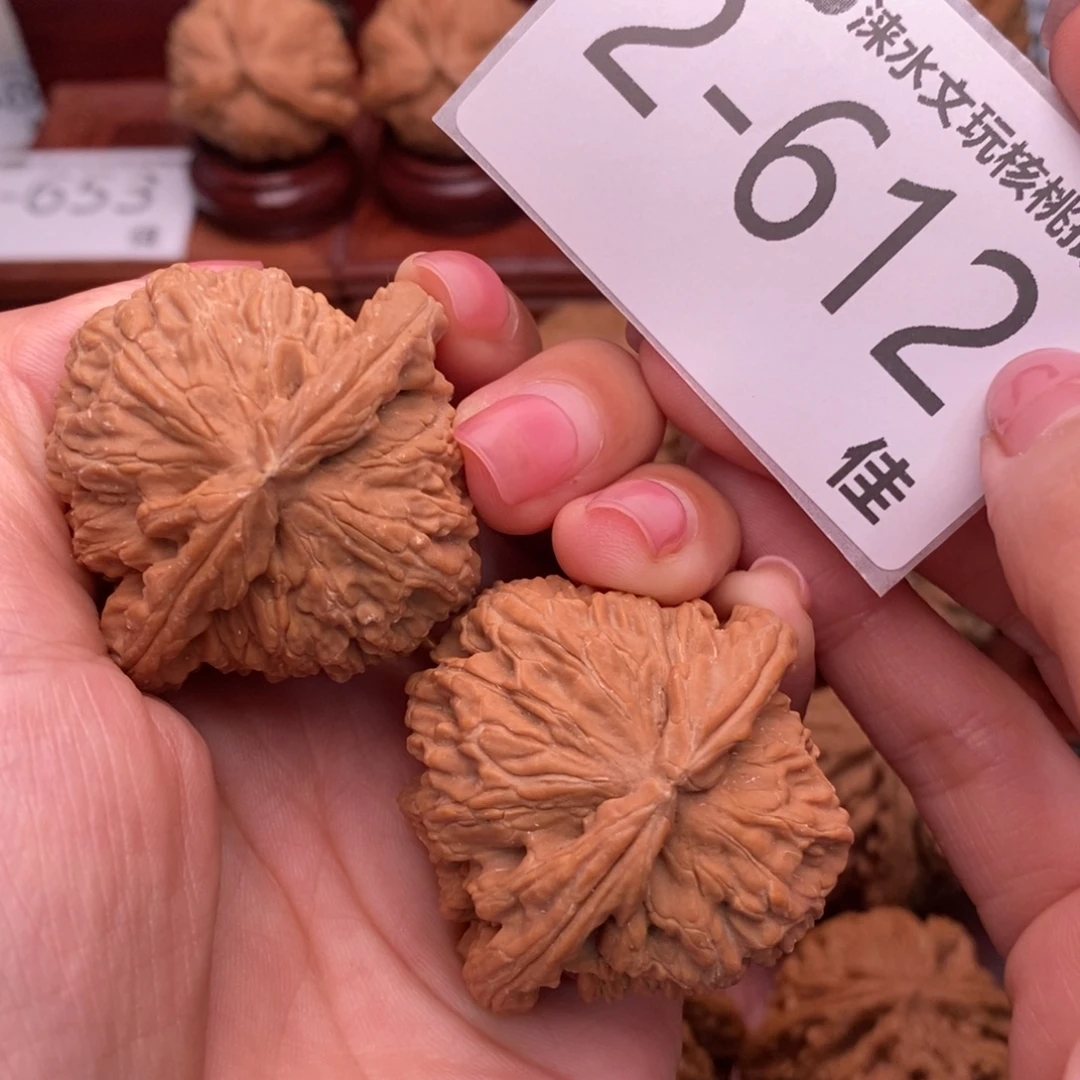 把件文玩核桃44闷白