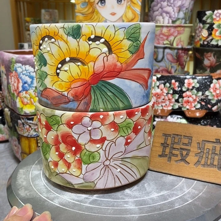 景德镇艺术手绘作品