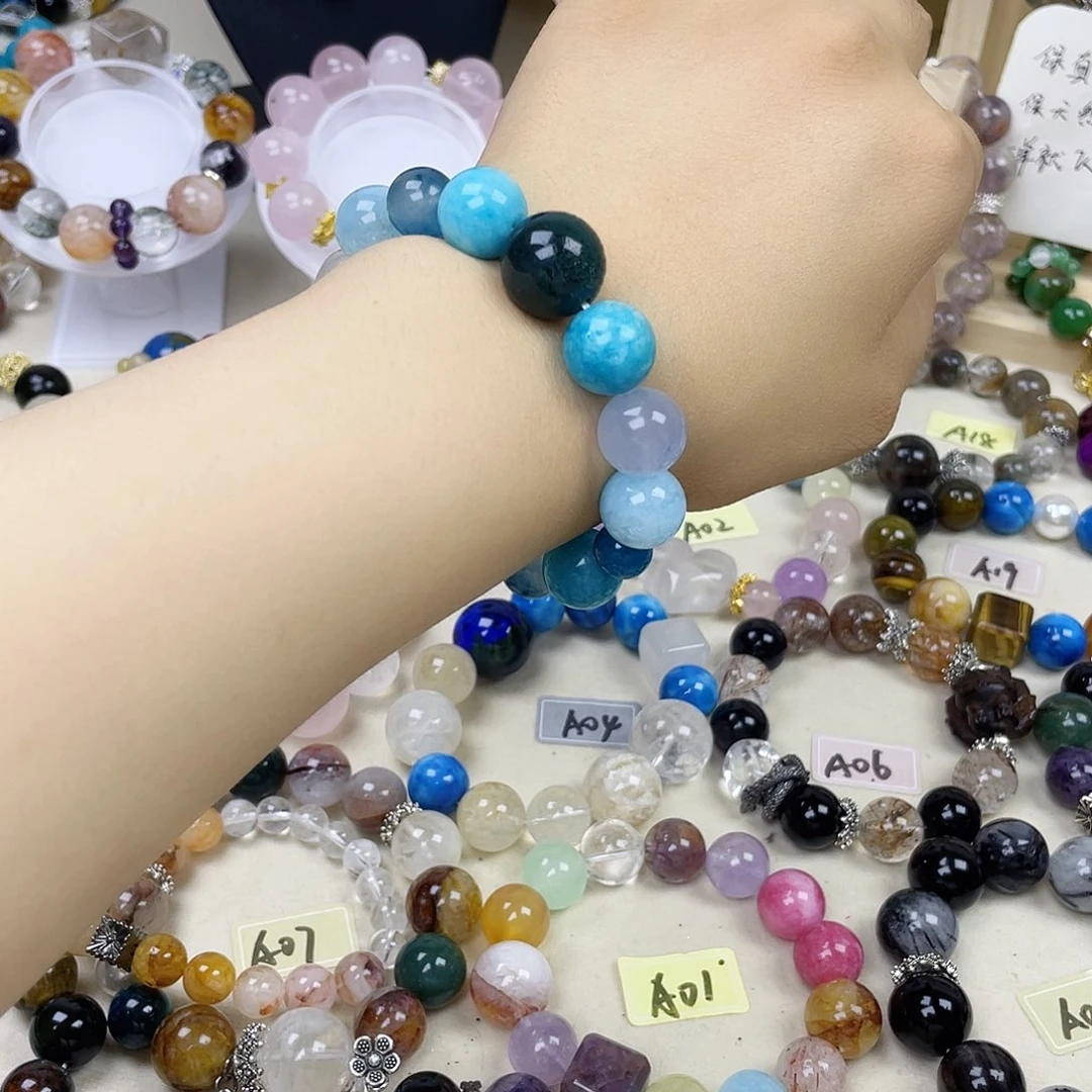 水晶手链银S925镶嵌